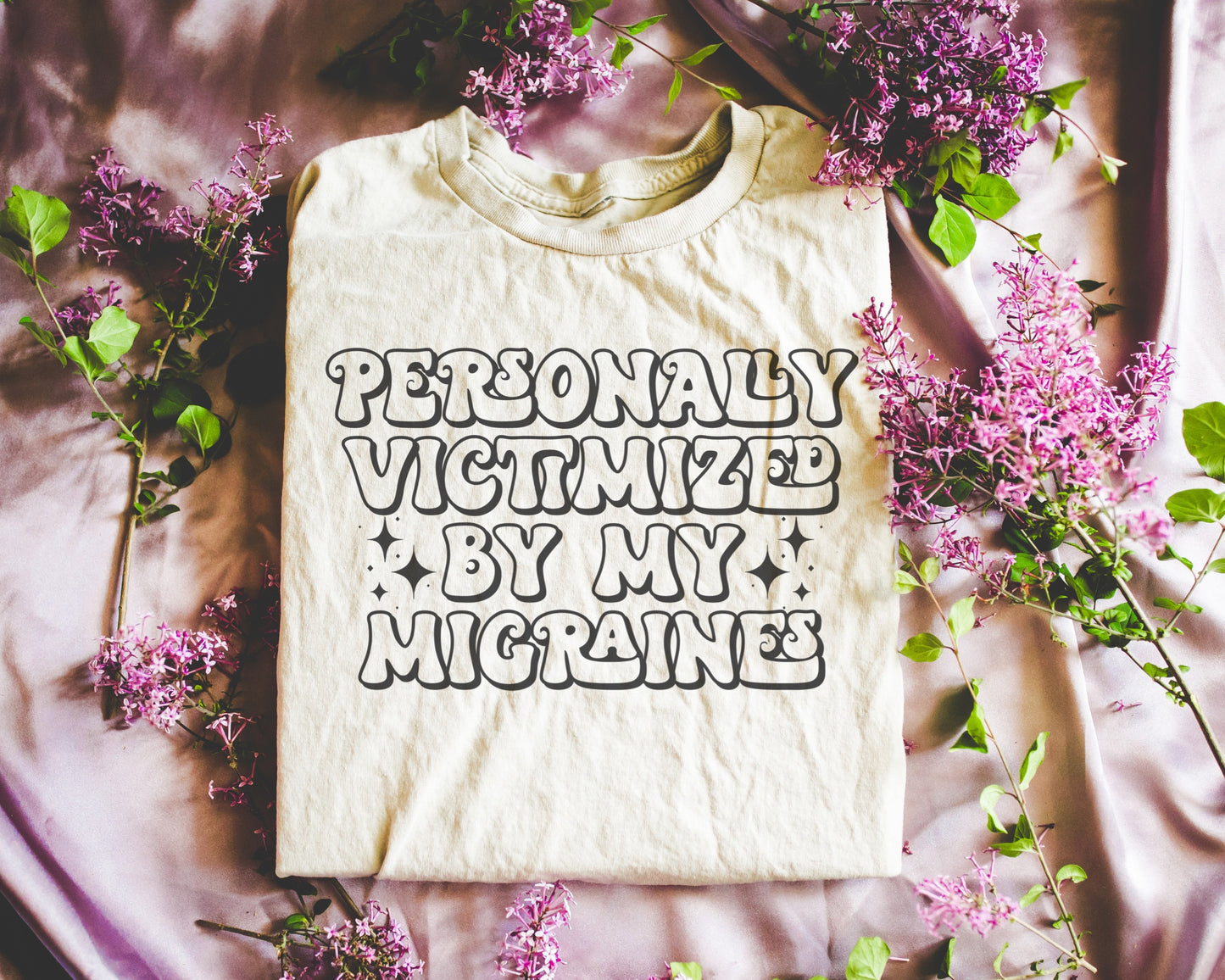 victimized by my migraines ADULT tee // PRE-ORDER