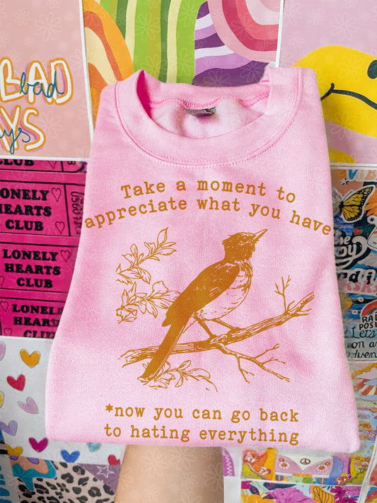 appreciate what you have crewneck // PRE-ORDER