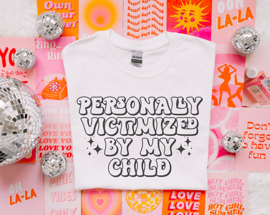 victimized by my child ADULT tee // PRE-ORDER