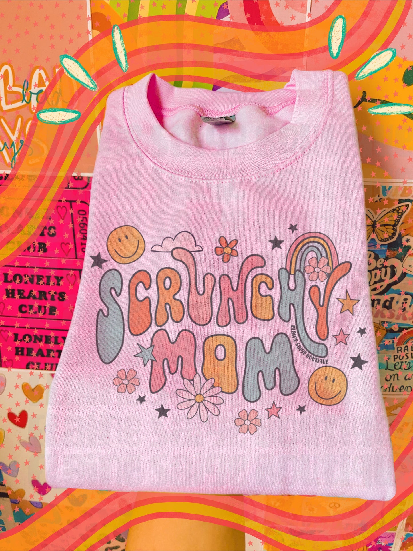 scrunchy mom crewneck // PRE-ORDER