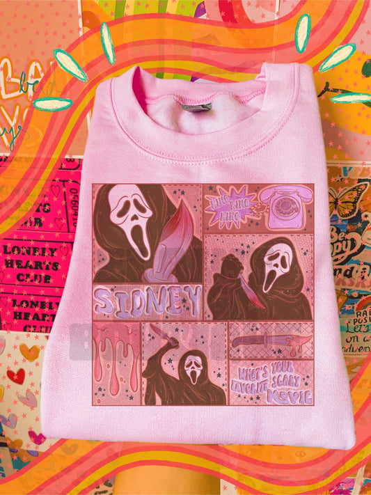 what’s your favorite scary movie crewneck // PRE-ORDER