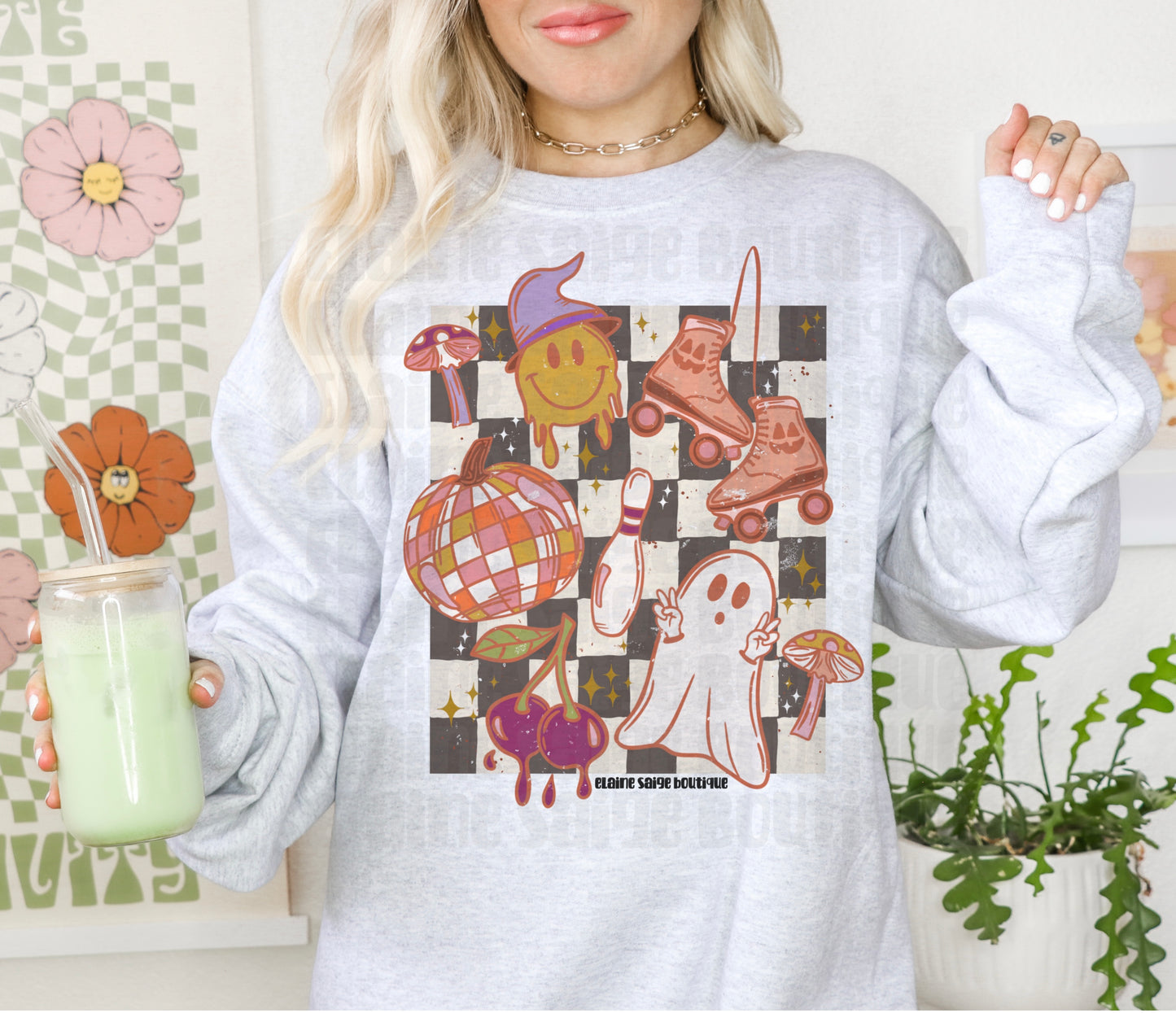 groovy halloween crewneck // PRE-ORDER