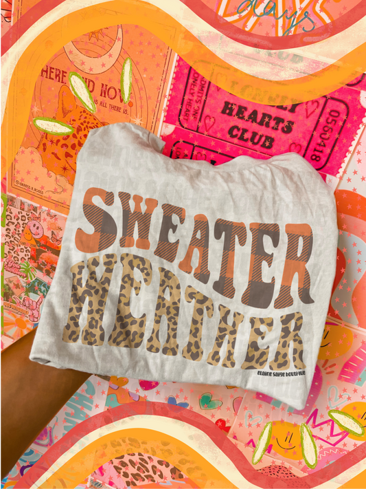 sweater weather KIDS tee // PRE-ORDER