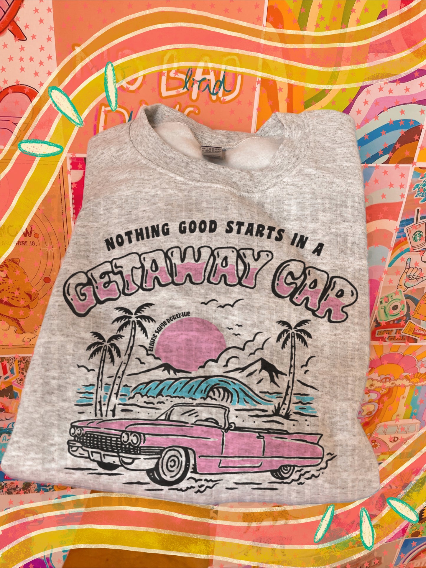 getaway car crewneck // PRE-ORDER