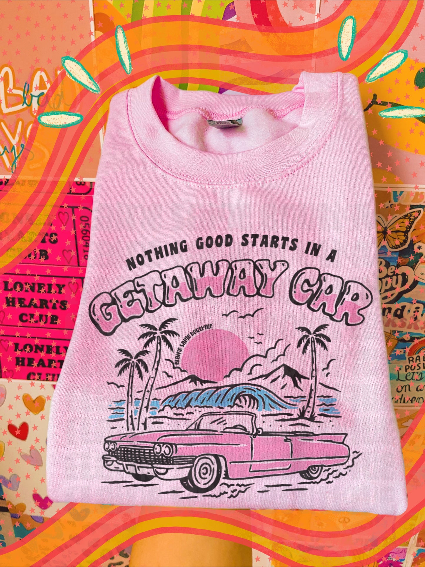 getaway car crewneck // PRE-ORDER