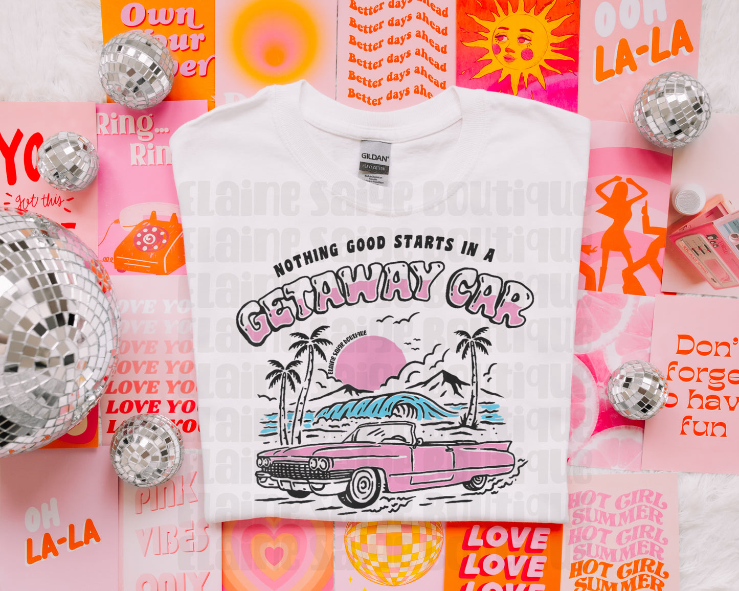 getaway car ADULT tee // PRE-ORDER