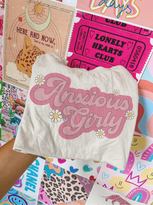 anxious girly tee // PRE-ORDER