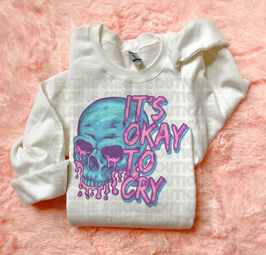 it’s okay to cry crewneck // PRE-ORDER