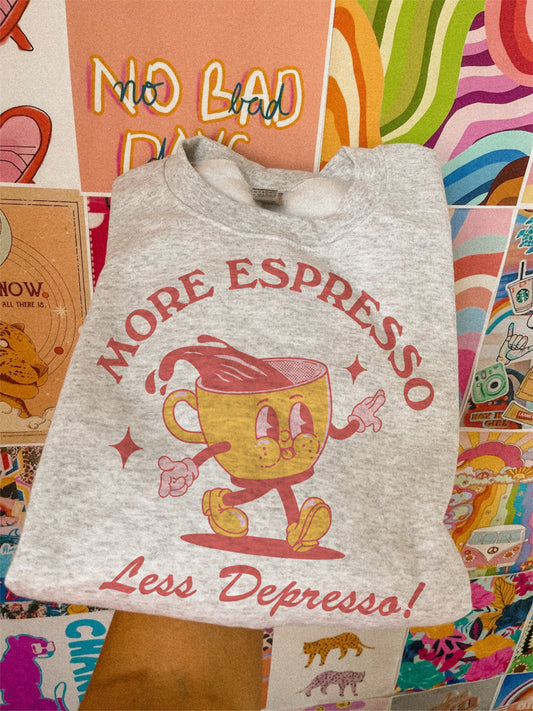 more espresso crewneck // PRE-ORDER