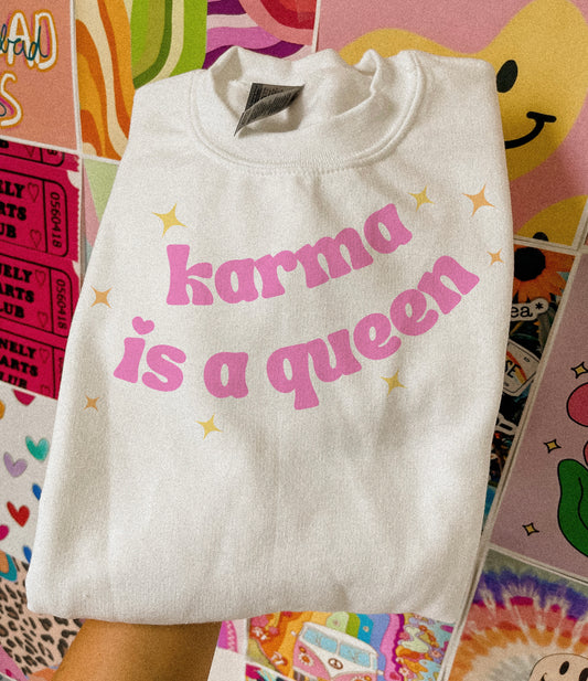 karma is a queen crewneck // PRE-ORDER