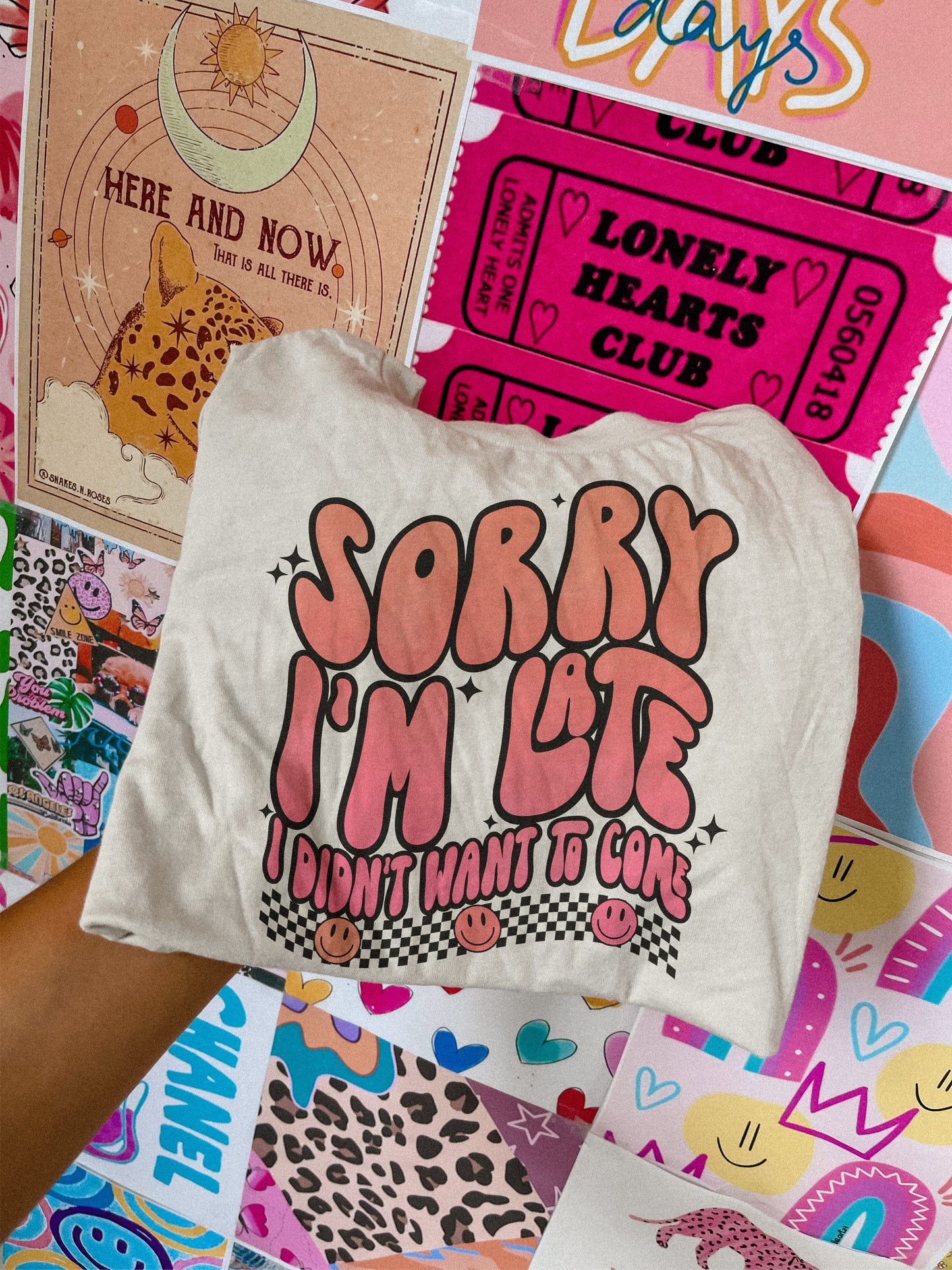 sorry I’m late tee // PRE-ORDER