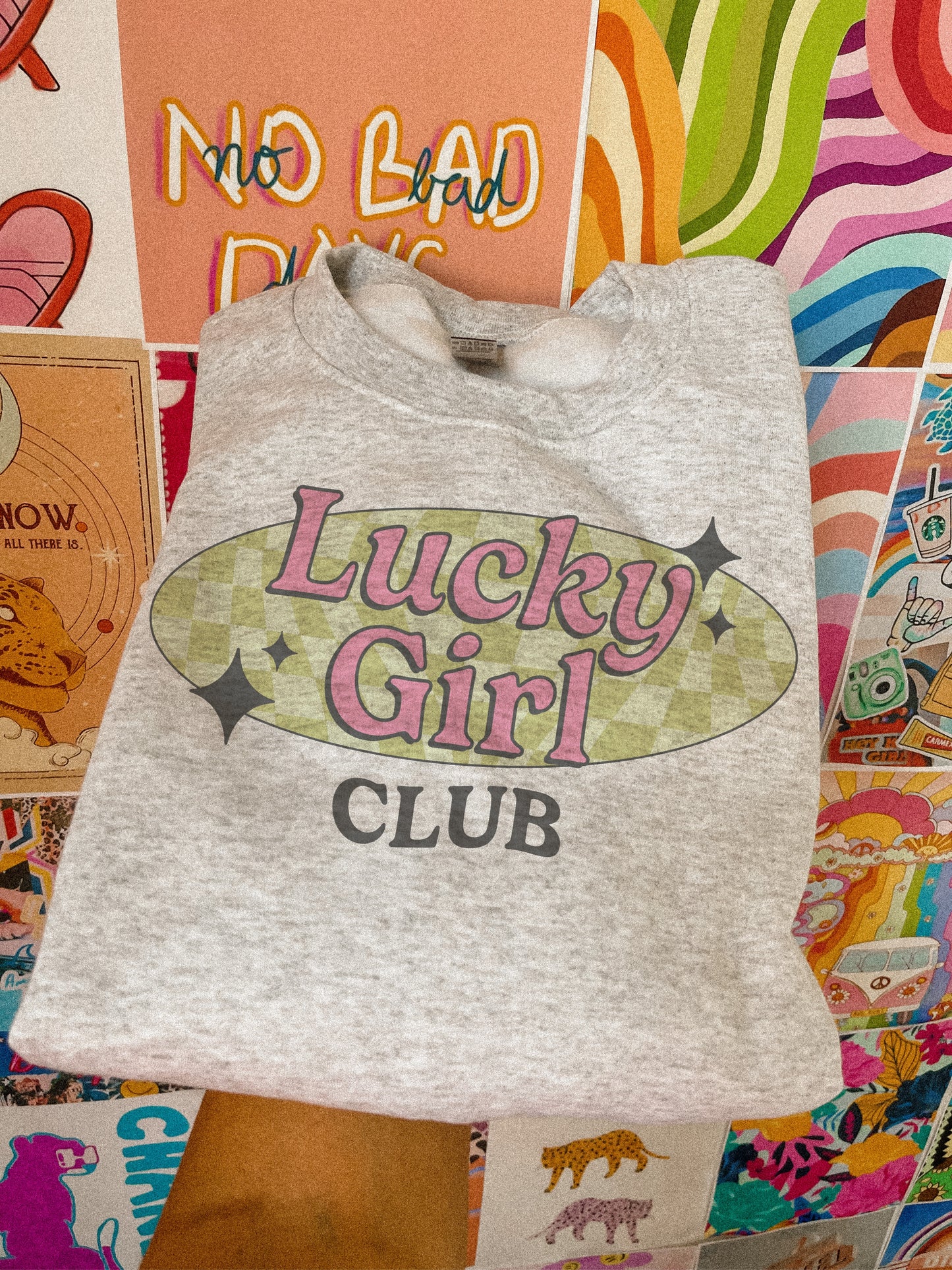 lucky girl club crewneck // PRE-ORDER